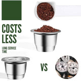 Stainless Steel Refillable Coffee Espresso Capsules