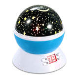 Star Moon LED Projector Lamp Kids Night Light
