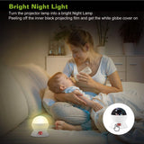 Star Moon LED Projector Lamp Kids Night Light