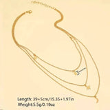 Star Moon Multi-layer Pendant Necklace