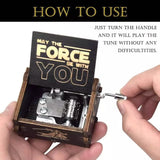 Star Wars Engraved Wooden Music Box
