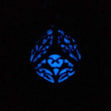 Steampunk Pretty Magic Round Fairy Locket Glow In The Dark Pendant Necklace
