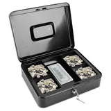 Steel Cash Box with Removable Tray