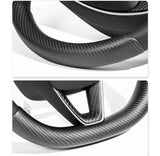 Steering Wheel Trim Covers for Model Y Juniper / Model 3 Highland | Real Dry Carbon Fiber