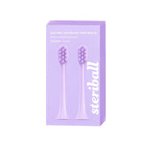 Steriball Electric Toothbrush Replacement Heads Lilac 2-Pack