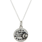Sterling Silver Inspirational Pendant Necklace