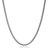 Sterling Silver Italian Popcorn Chain Necklace