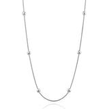 Sterling Silver Snake with Ball Necklace Chain by Paolo Fortelini