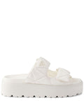 Prada Women 45Mm Padded Leather Sandals