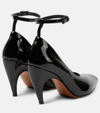 Alaia Women Shark Patent Leather Pumps