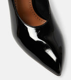 Alaia Women Shark Patent Leather Pumps