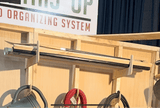 Stud Mounted Shed Storage Organizer