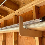 Stud Mounted Shed Storage Organizer