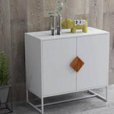 Storage Sideboard Cabinet White