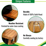Storage Wooden Shoe Rack Rustic Wood Entryway Bench