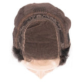 Straight 4x4 Transparent Lace 100% Human Hair Closure Wig