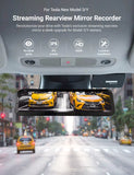 Streaming Rearview Mirror Recorder for Model 3 Highland / Model Y Juniper (HW4.0) | TESERY