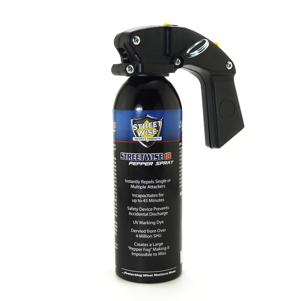 Streetwise 18 Pepper Spray 16oz. Pistol Grip - SW16PG18