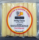Smoked String Cheese, Smoked 8 oz Package