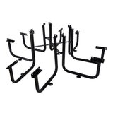 Large 46" Stylish Square Steel Picnic Table W/ Thermoplastic Coating & Umbrella Hole (SAK90547)