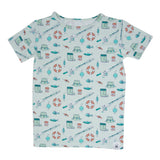 Fishing Poles Summer Pajama Set