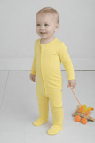 Butter Yellow Bamboo Onesie