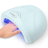 SUNUV UV LED Nail Lamp, Gel Light for Nail Polish UV Dryer with 3 Timers SUNone White