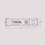 Super Bright ABS Strong Light Focusing Led Flashlight