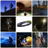 Super Bright LED Headlamp Flashlight Rechargeable