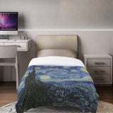 Super Soft Cozy Luxurious Famous Art Paintings Throw Blankets