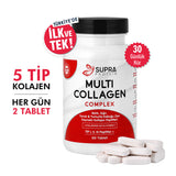 Supra Protein Multi Collagen Complex Tablets - 60 Count