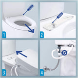 [SW4734AT40#01] TOTO S7A Washlet Elongated Bidet Toilet Seat With EWater And Classic Contemporary Lid (SAK29827)