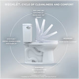 [SW4734AT40#01] TOTO S7A Washlet Elongated Bidet Toilet Seat With EWater And Classic Contemporary Lid (SAK29827)