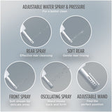 [SW4734AT40#01] TOTO S7A Washlet Elongated Bidet Toilet Seat With EWater And Classic Contemporary Lid (SAK29827)