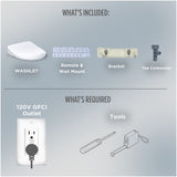 [SW4734AT40#01] TOTO S7A Washlet Elongated Bidet Toilet Seat With EWater And Classic Contemporary Lid (SAK29827)