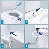 [SW4736AT40#01] TOTO S7A Washlet Elongated Bidet Toilet Seat With EWater And Auto Open/Close Contemporary Lid (SAK54823)
