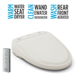 [SW573#01] TOTO Washlet S300E Round Soft Close Bidet Seat (SAK75014)