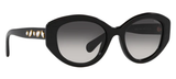 Swarovski 6005 10018G Black Gradient Square Sunglasses