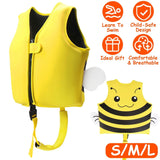 Swim Vest for Kids Float Jacket with Adjustable Crotch Strap