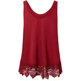 Swing Lace Flowy Women's Tank Top