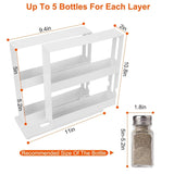 Swivel Cabinet Organizer Revolving Kitchen Rack Spice Organizer