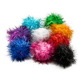 Lino Ponpon - 50mm Metallic Craft Ponpons, 20-Pack - Ideal for DIY Crafts, Art Supplies for Children & Handicraft Lessons