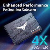 T-Force Vulcan Z 2TB SLC Cache 3D NAND TLC 2.5 Inch SATA III Internal Solid State Drive (Refurbished)
