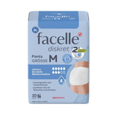 Facelle Diskret Medium Incontinence Underwear 10-Pack