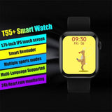 T55+ 1.75-Inch IPS Touch Screen Smart Bracelet Sports Watch