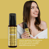 Alerma Argan Oil Hair Serum: Deeply Moisturizing, Vegan Formula for Shine, Smoothness & Frizz Control - Paraben & Sulfate Free