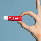 Nivea Nourishing Lip Care Balm with 24-hour Moisturization - Mineral Oil-Free Lip Balm