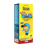 Ocean Fish Oil Syrup - Omega-3 & , Lemon & Orange Flavored, 5.07 fl oz