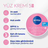 Nivea Facial Moisturizer: Skin Tone Evening Cream with Pearl Extract & SPF 15 - 24 Hour Hydration, Dark Spot Prevention