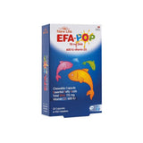 New Life Efa-Pop Omega-3 Supplement for Kids: Chewable Fish Oil Capsules with Vitamin D for Brain Health & Strong Bones - Fruit Flavored, Easy to Take